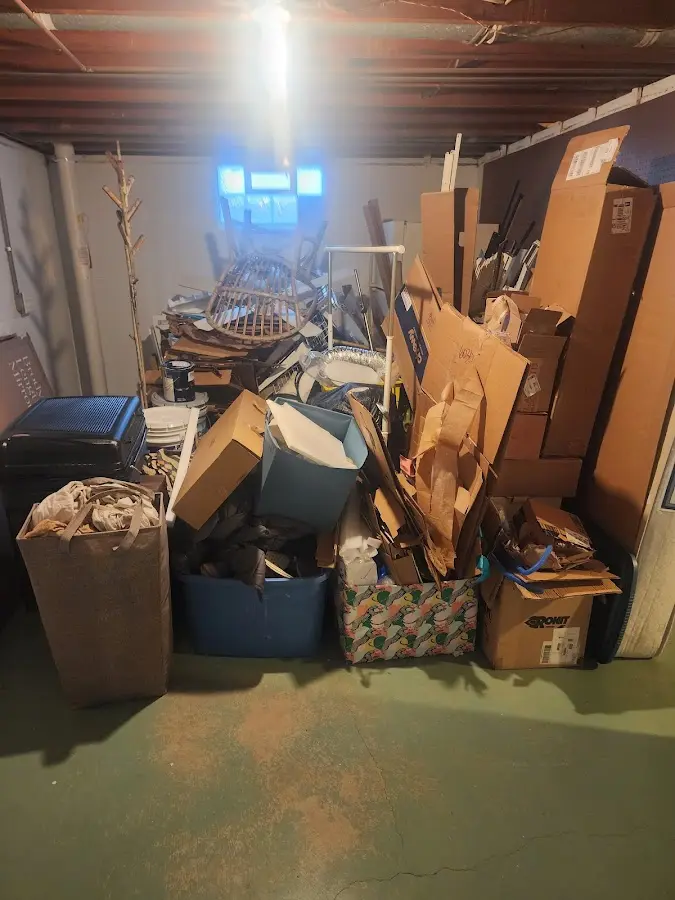 Roll-off dumpster container at job site for 15 Yard Dumpster Rental in Sumpter